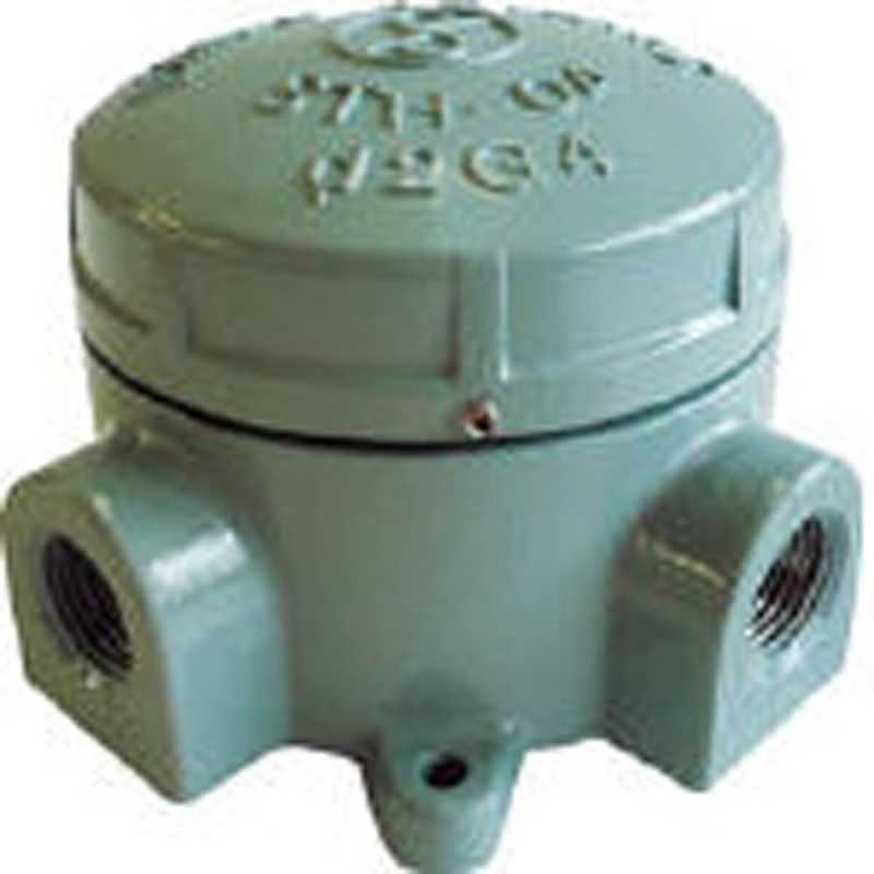 島田電機　アルミニウム合金鋳物 耐圧防爆構造ターミナルボックス(四方向)　STH04×22