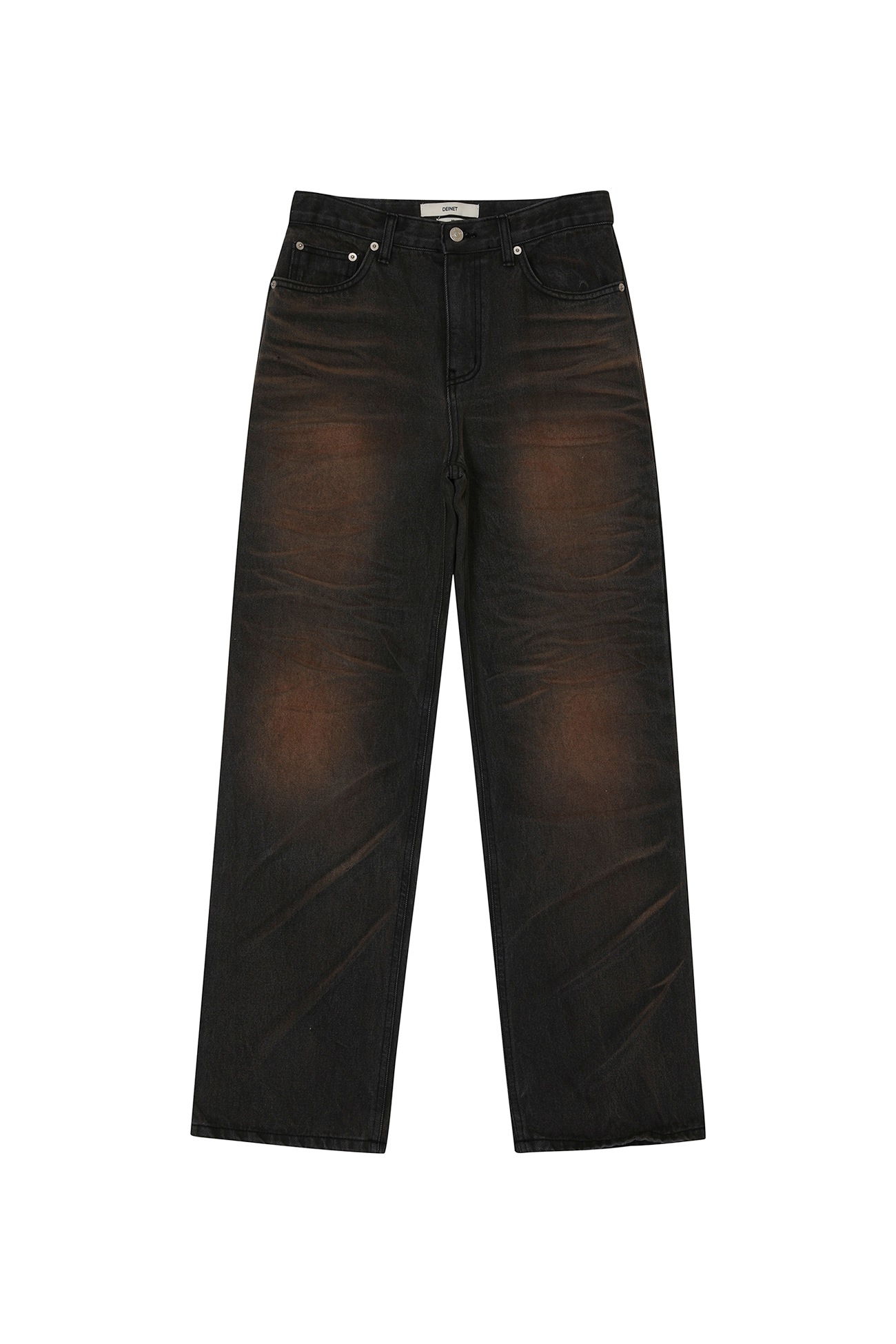 【DEINET】 VINTAGE WASHED DENIM : BLACK