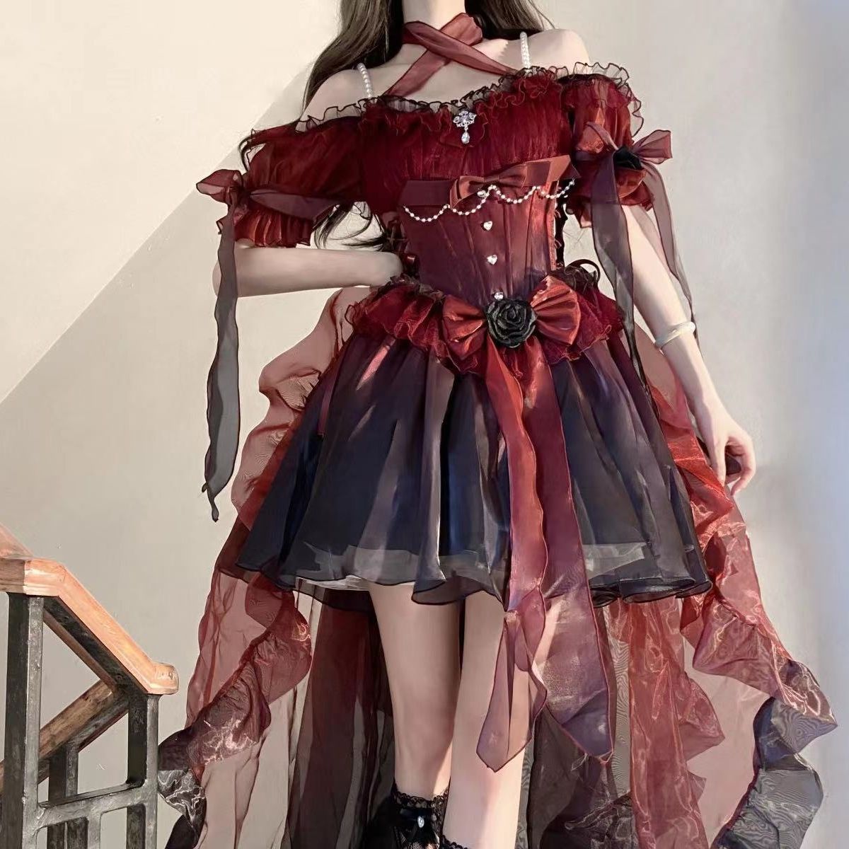 ニャーフルーツ真夏の夢メッシュ妖精スカート プリンセススカート