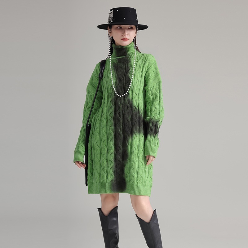 人気なリブニット ニットカーディガン カシミヤタッチ人気なリブニット ベーシックニット 高品.質 リブニット ワンピース 秋 冬 ニット トップス 着痩せ レディース