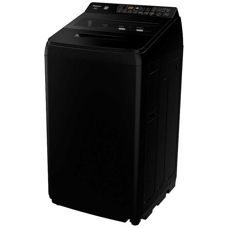 ハイセンス　全自動洗濯機 洗濯7.0kg 自動投入 ブラック　HW-G70XL-B（標準設置無料）
