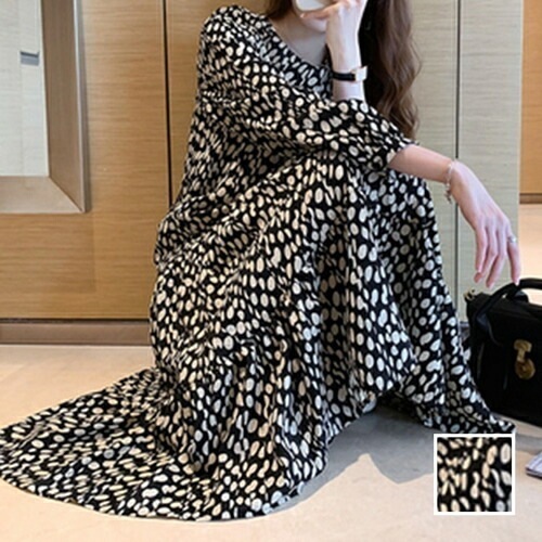 ワンピース カジュアル ミディアム ひざ丈ワンピ 韓国 ファッション レディース 春 夏 カジュアル コーデ シンプル 定番 セレカジ 20代 30代 40代 2025 バイカラー モノトーン