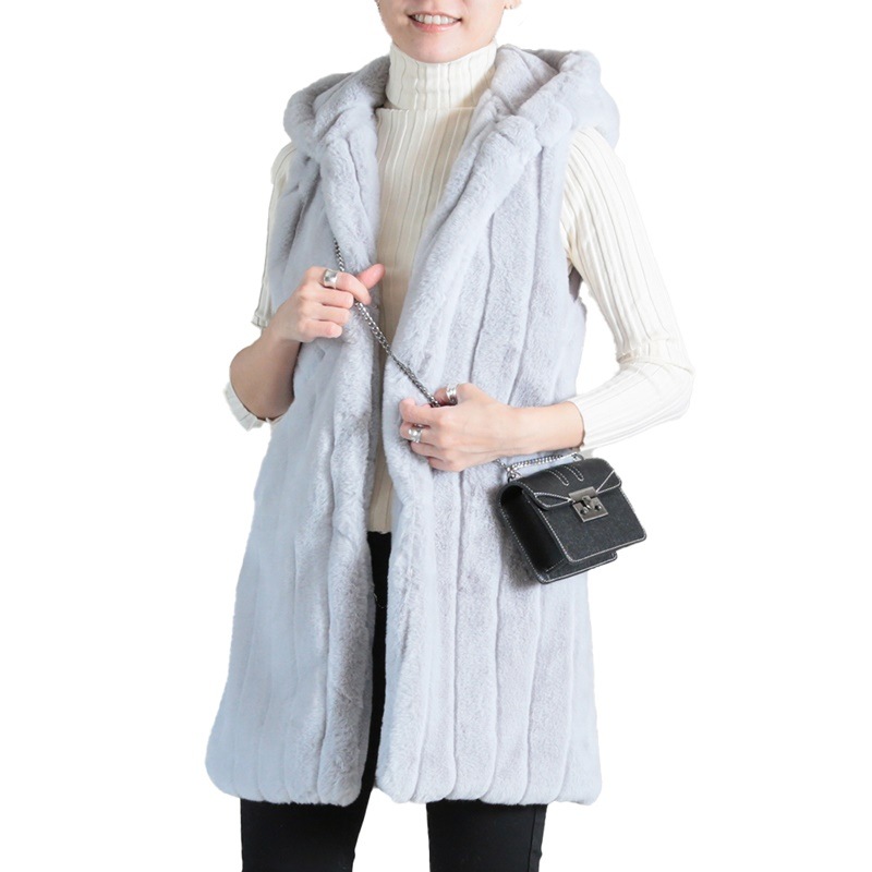 ファーベスト レディース ショート 大きいサイズ 白 コーデ ボアジレ フェイクファー ベスト ファー ジレ ボアベスト 秋冬 ニット ニットベスト ロング ノーカラージャケット ロングベスト