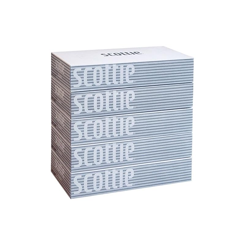 【即納】日本製紙クレシア スコッティ ティシュー 400枚（200組）5箱パック12個入