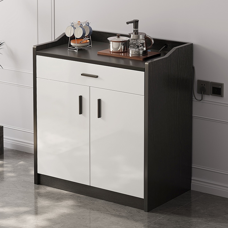 木茶水柜简约现代餐边柜子储物柜厨房碗橱柜客厅一体靠墙柜子