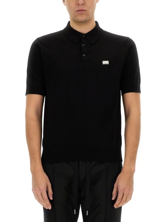 DOLCE & GABBANA Men Polo Shirts GXZ02T JBCE9N0000 Black