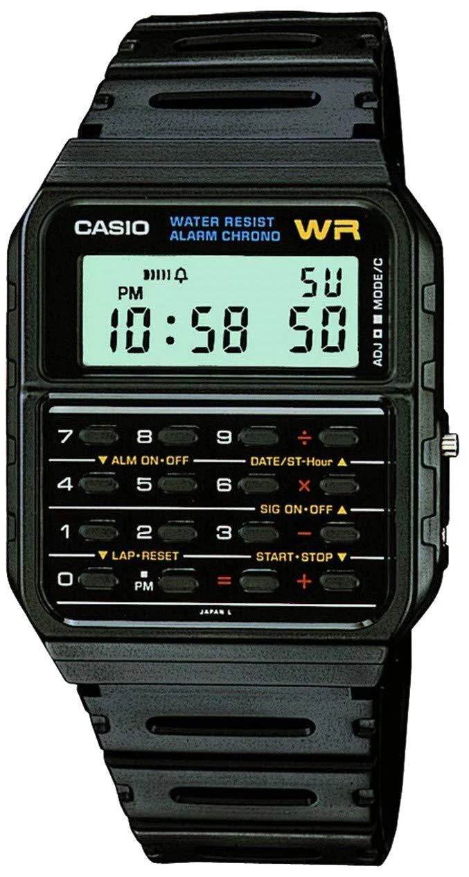 Casio Men s Vintage CA53W-1 Calculator Watch