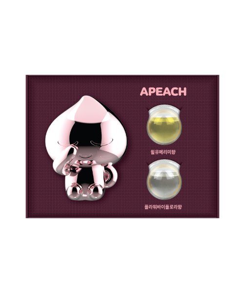 カカオ メタル 車両用 芳香剤 本品+リフィル2 アピーチ 送風口 クリップ型 1個 6,949円