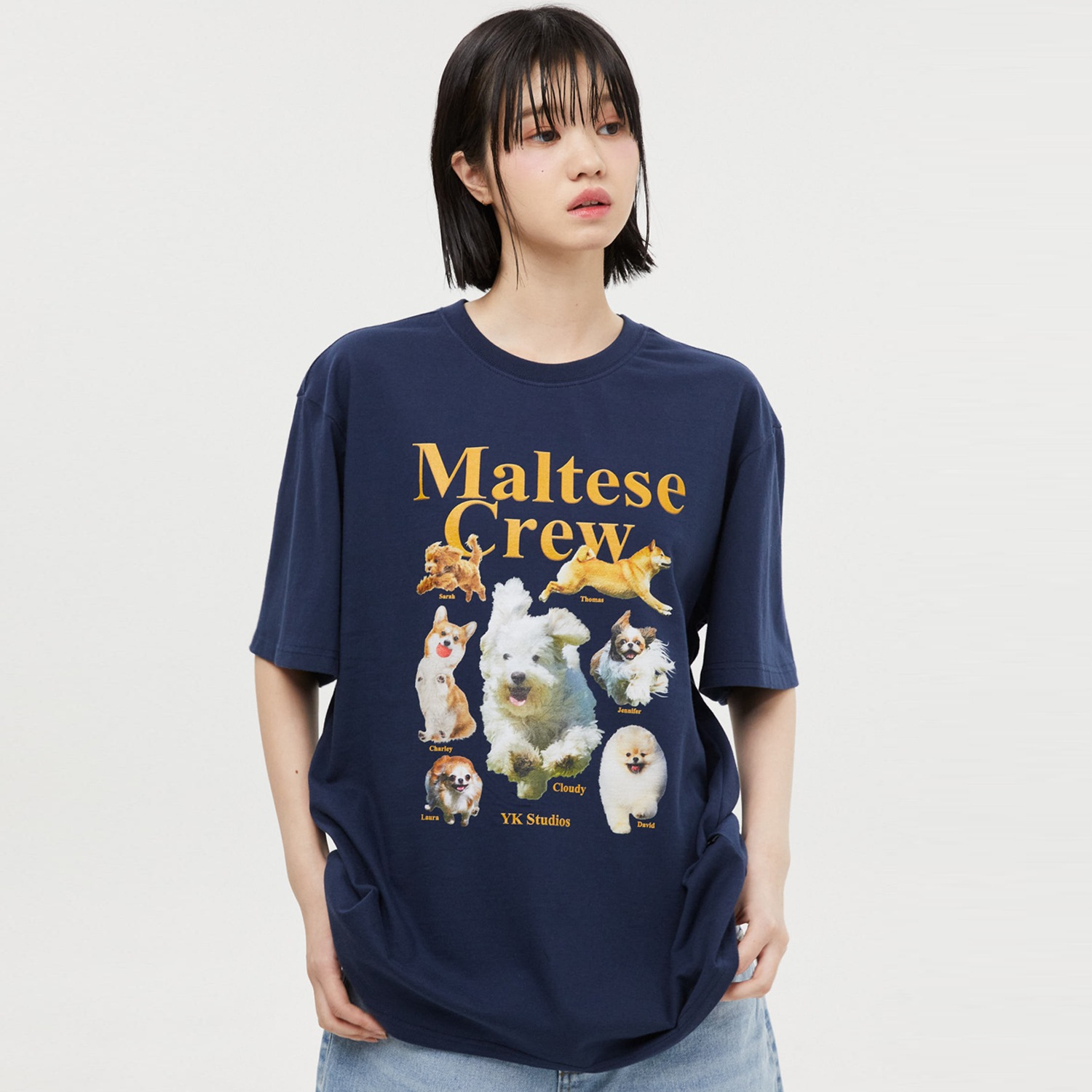 Maltese crew half sleeve tshirts NAVY