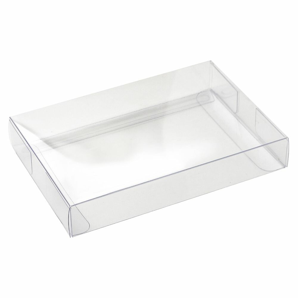 （まとめ買い）ササガワ オリジナルワークス 透明ボックス はがきサイズ 105x153x25mm 50枚入 50-450 [x3]