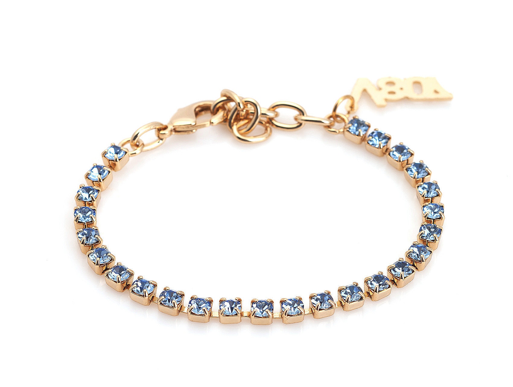 Swarovski Bracelet Blue / スワロフスキーブレスレット_青色 / 韓国のトップアイドルが選んだブレスレット