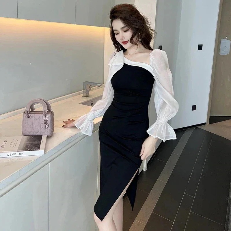 【JY.上品】 秋 ワンピース フォーマル パーティードレス キャバドレス 着痩せ 大人 同窓会 披露宴 卒業式 結婚式 演奏会 ウェディング チャイナドレス 二次会 発表会 29430%までに制限