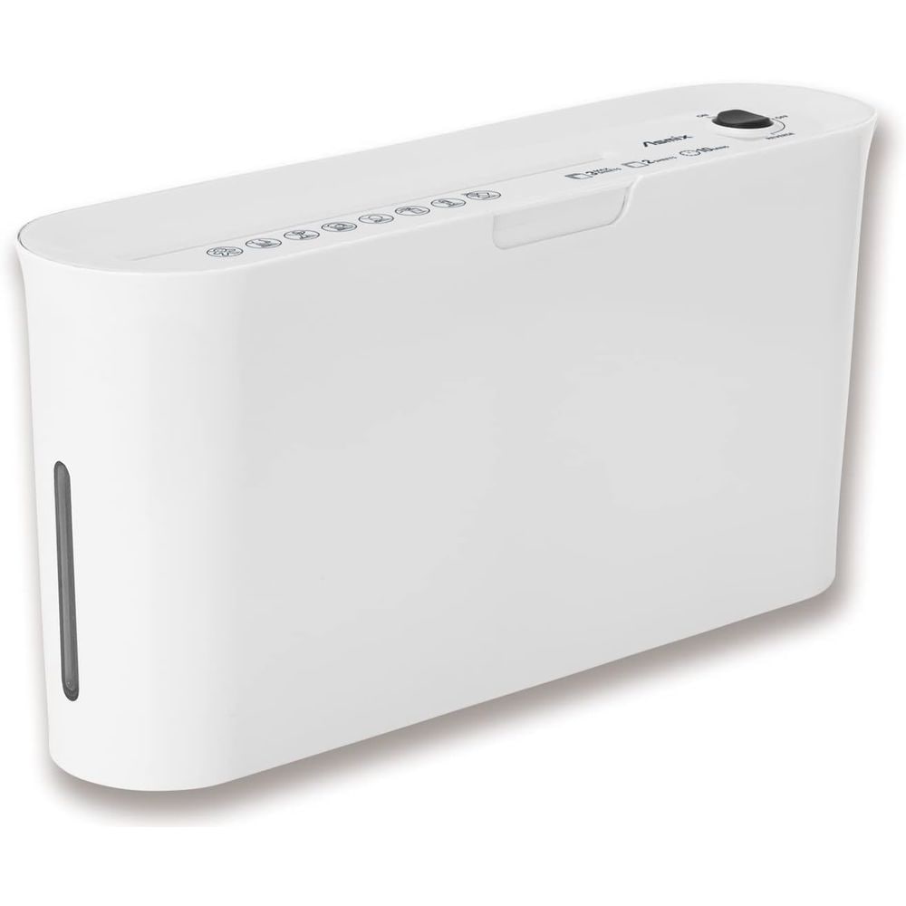 （まとめ買い）アスカ マイクロカットシュレッダー 10分連続細断 卓上 コンパクト A4対応 ホワイト B09W [x3]