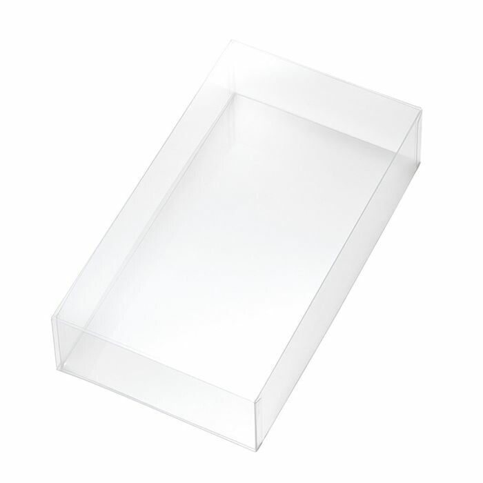 （まとめ買い）シモジマ HEIKO 箱 PETクリアケース 125x225x50 1個 内寸125x225x高50mm ギフトボックス 006854123 [x3セット]