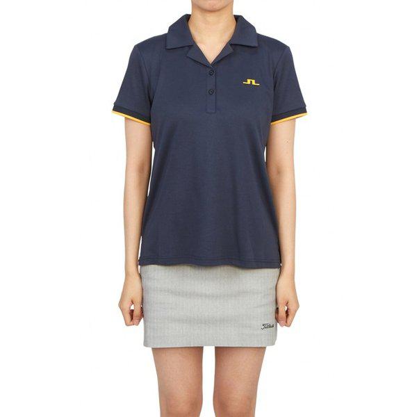 J.LINDEBERG 女性ゴルフウェア半袖Tシャツ GWJT08097 6855