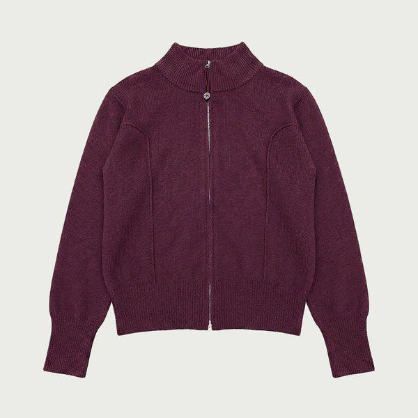 女性ハイネックジップアップカーディガン10520-140-865-37-445_us 5,135円