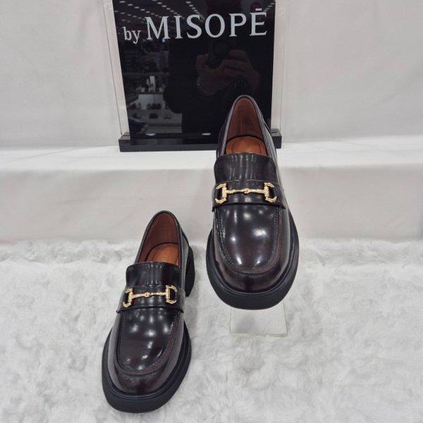 By 野性 ゴールドポイント チャンキーローファー 112HT439TG002 WINE 2 JJ