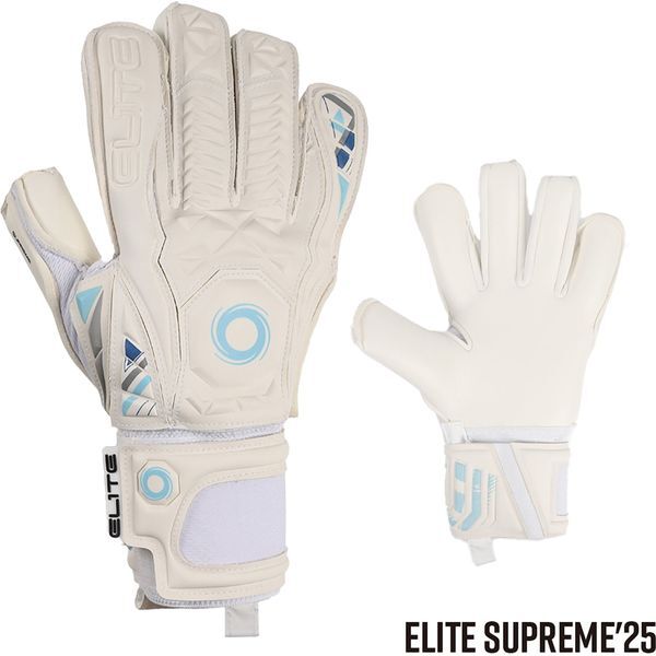 ELITE SPORT サッカーGKグローブ ELITE SUPREME25 ホワイト 9 ELG25802 WHT