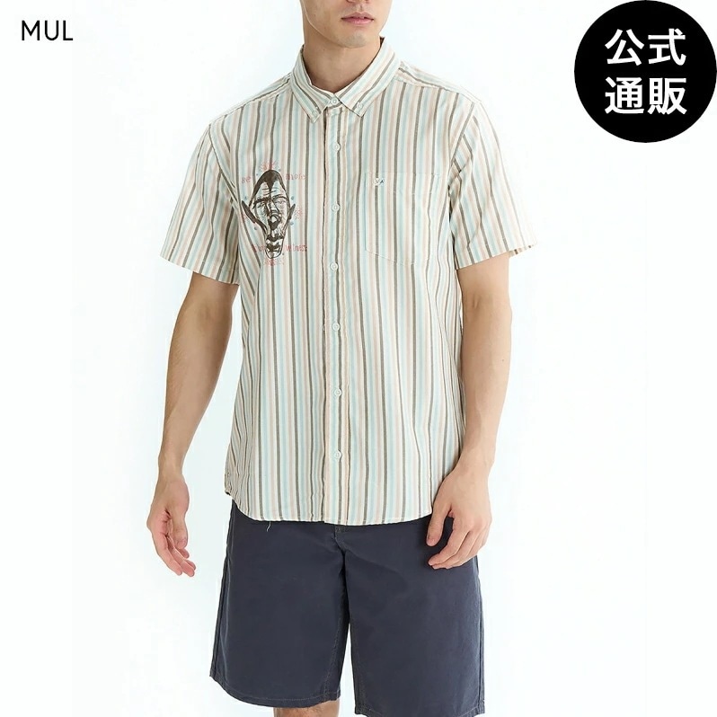 【OUTLET】メンズ 【RICH JACOBS】 JACOBS ARCHIVE STRIPE SS 半袖シャツ 【2025年夏モデル】