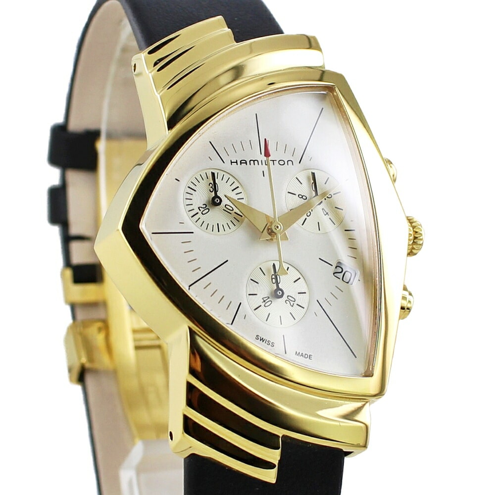 ハミルトン ベンチュラ 腕時計 手表 メンズ VENTURA hamilton ブラック レザーベルト 革ベルト クオーツ 誕生日プレゼント 男性 父 還暦祝い 結婚記念日 夫 就職祝い 退職祝い ポ