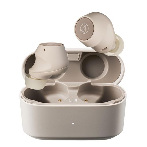 オーディオテクニカ ATH-CKS30TW+(E) ワイヤレスイヤホン BLUETOOTH ノイズキャンセリング 重低音 最大約20時間再生 IP55 防水防塵 マルチポイント対応 小型軽量 アプリ対