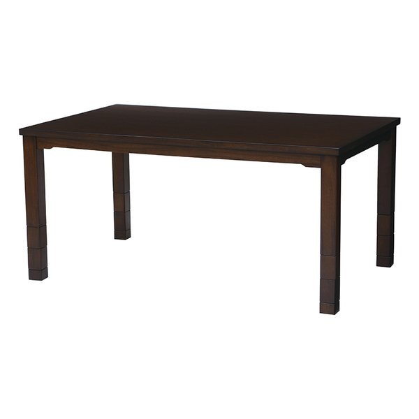 ダイニングコタツ・布団・チェア6点セット KOT-7311DBR-150+トルタ+KC-7