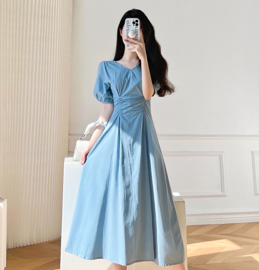 ワンピース デート モテアイテム フレアワンピース ドレス Aライン ウエストライン 可愛い きれいめ 上品 おしゃれ かっこいい 可愛い ラブリー キュート ガーリー クール モード系 5,428円