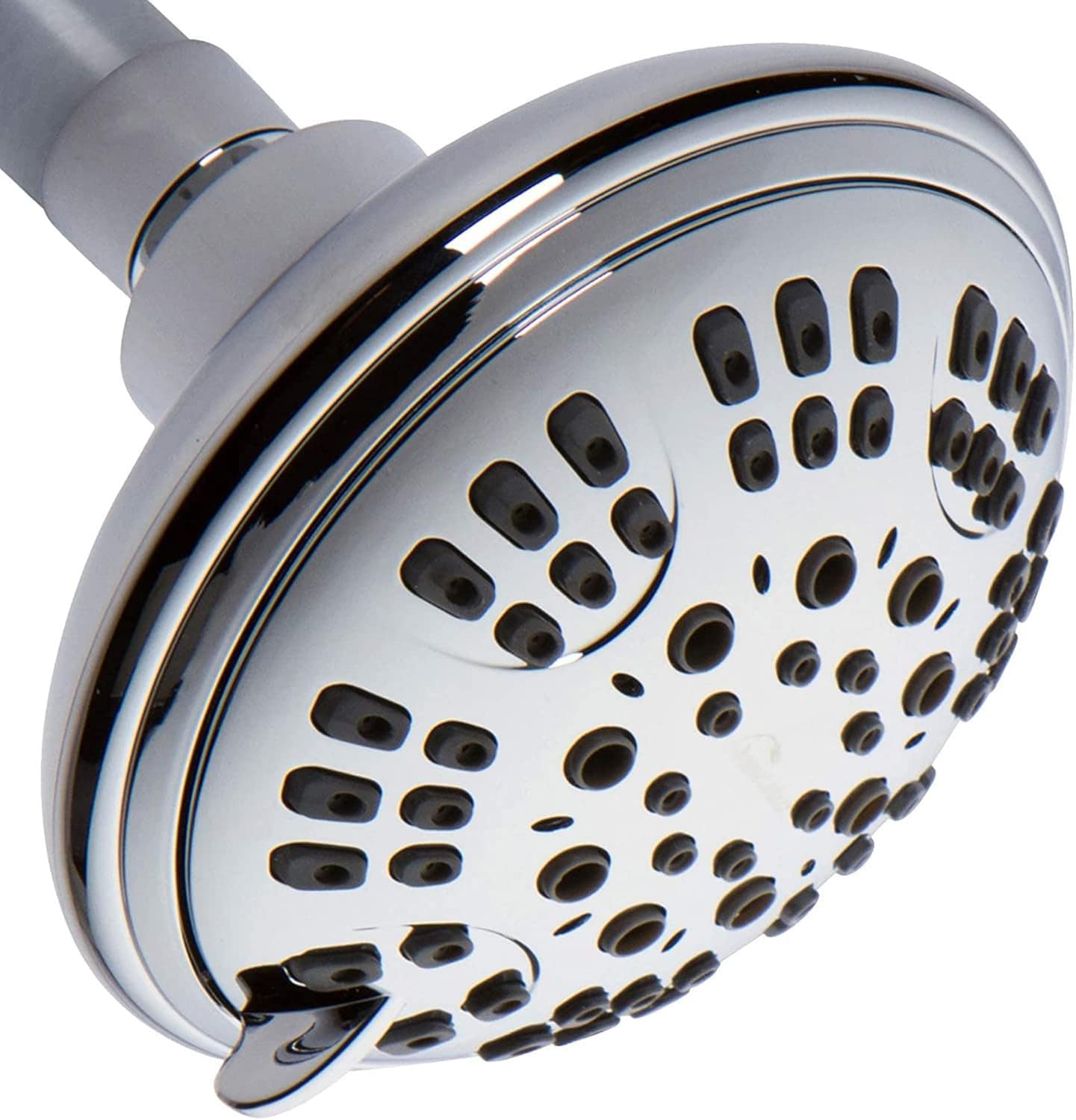 ShowerMaxx 2.5 GPM圧力シャワーヘッドの強力なジェット壁とマッサージシャワーヘッドとノズル高流量シャワーヘッドを固定シャワーヘッド6の設定を終了セルフクリーニング面をマウント