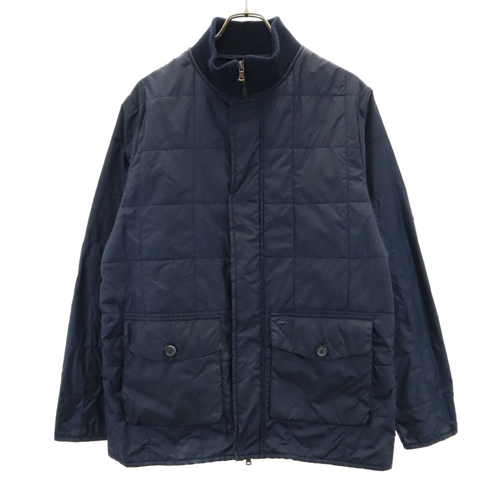 キルティングジャケット M ネイビー 裏フリース メンズ 6,320円