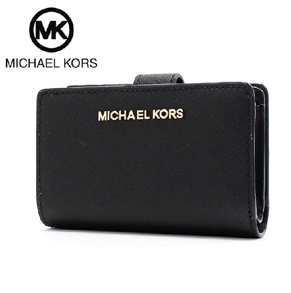 二つ折り財布 レディース Wallet 35F7GTVF2L BLACK