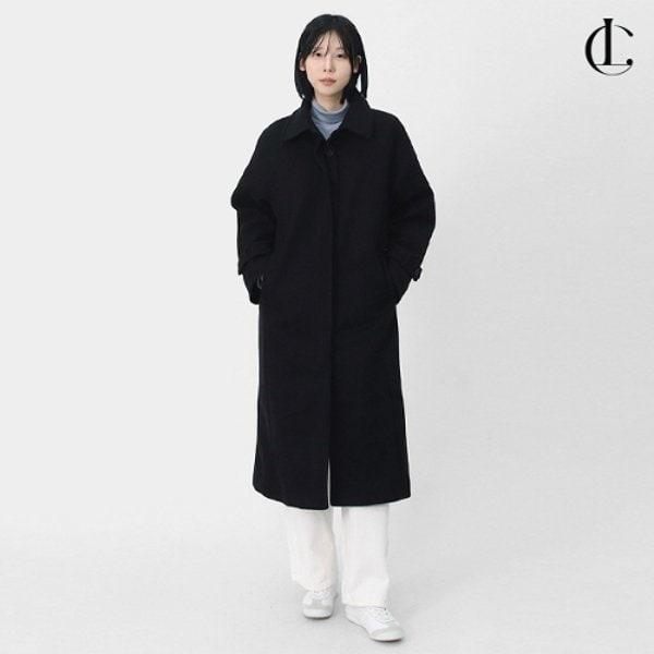 女性の冬のカジュアルアウターシングルボタンジャケットロングストラップベルトコートLOLT003