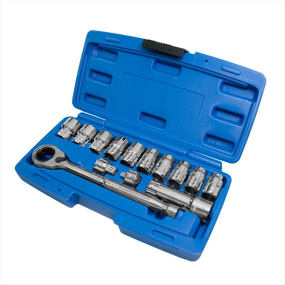 ゴースルー ソケット＆ラチェットハンドルセット （14点組）