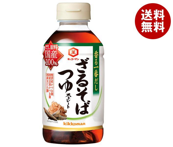 キッコーマン 香る一番だし ざるそばつゆ 300mlPET＊12本入＊(2ケース)