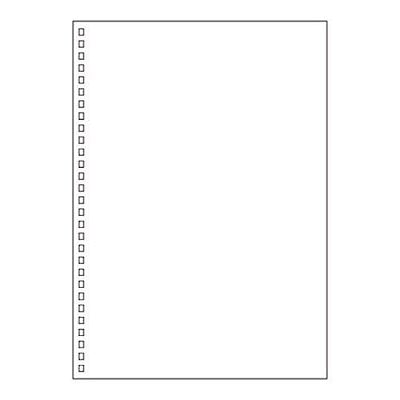 他サイト： ツイストノート専用リーフ セミB5 29穴 無地 30枚 リヒトラブ N-1600Pの商品画像