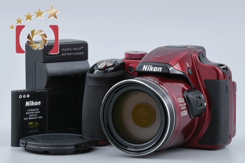 COOLPIX P600 レッド コンパクトデジタルカメラ