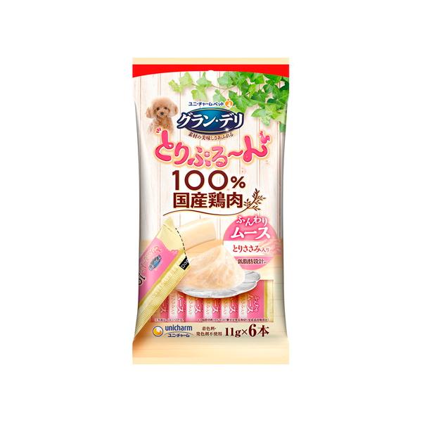 【1ケース】【お取り寄せ対象品】グランデリとりムースとりささみ 66g [ユニ・チャ－ム] *48個