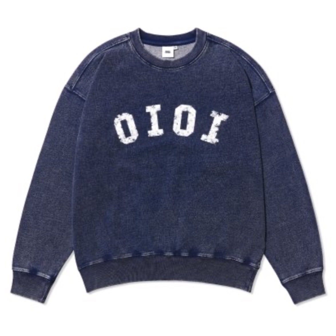 SIGNATURE DENIM SWEATSHIRT_BLUE