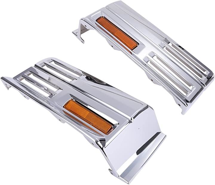 三菱 ふそう 07 NEW スーパーグレート リフレクター 付 左右セット メッキ ステップ ロア ダブル リップ 装着 車用 社外品( スモーク フィルム ステー ポルテ 断熱 車)