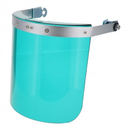 DTフェイスシールドヘルメット型 グリーン DT-HFS-G 805405