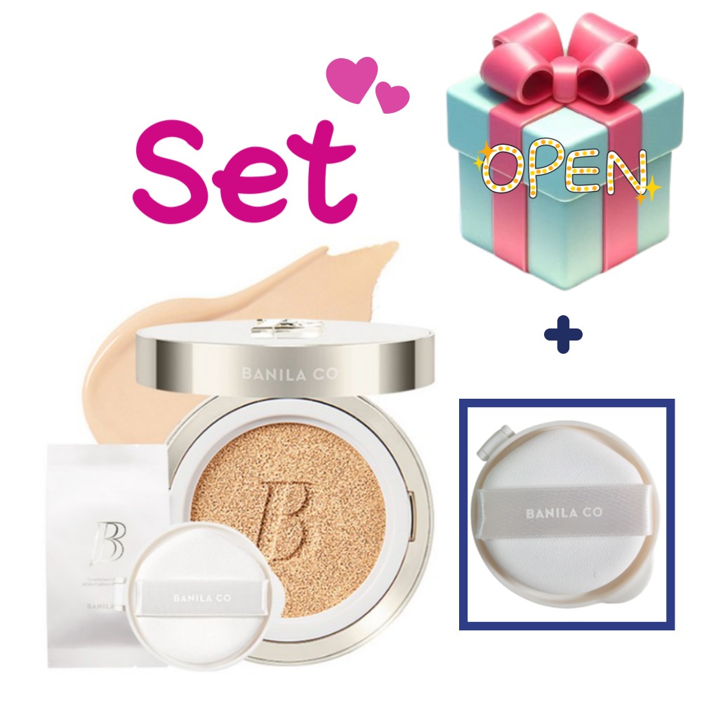 [正規品][韓国人気cosme][限定企画] カバーリシャスアルティメットホワイトクッション(14g) 本品 + レフィル 2つ