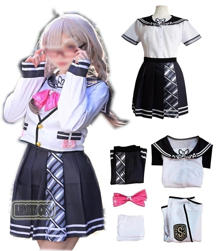 ２点で11o円OFF！【本日限定】コスプレ ハロウィン 学園 忘年会 誕生日 クリスマス ハロウィン 学園祭 文化祭 変装 仮装 変身 コスチューム コスプレ用衣装 セーラー服 健屋花那 にじさんじ