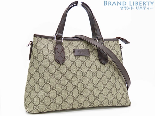 新品同様グッチGGスプリーム2WAYハンドバッグ斜め掛けショルダーバッグレザー429019 76,175円