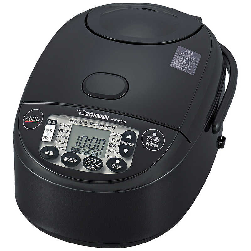 象印マホービン　ZOJIRUSHI　炊飯器 5.5合 極め炊き IHジャー ブラック　NW-VK10