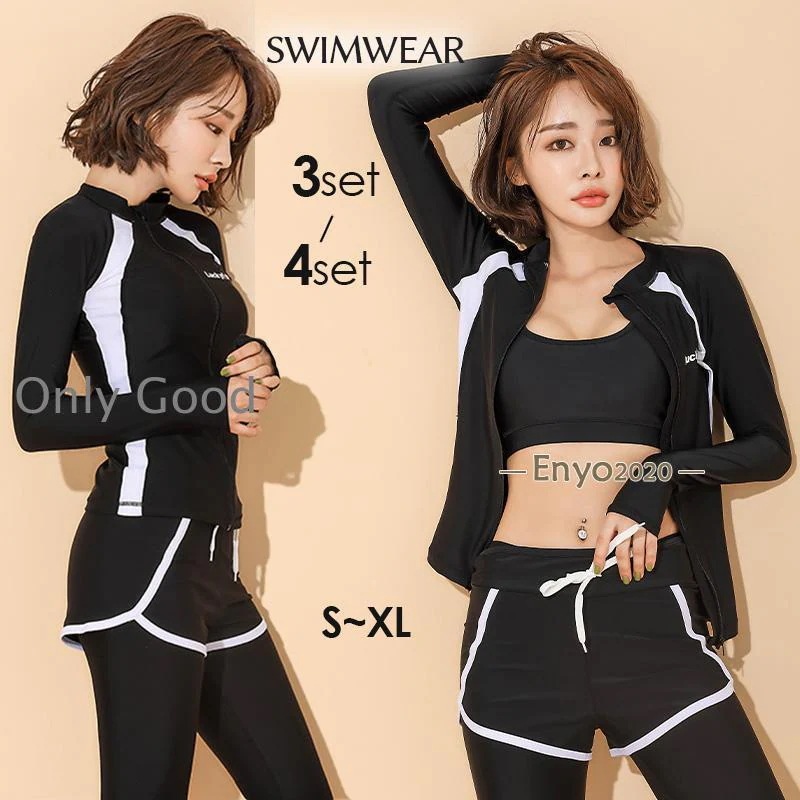 セット レディース フィットネス水着 30代 体型カバー セパレート 50代 ラッシュガード 上下 水着レディース ラツシュガード おしゃれ 40代 かわいい 20代