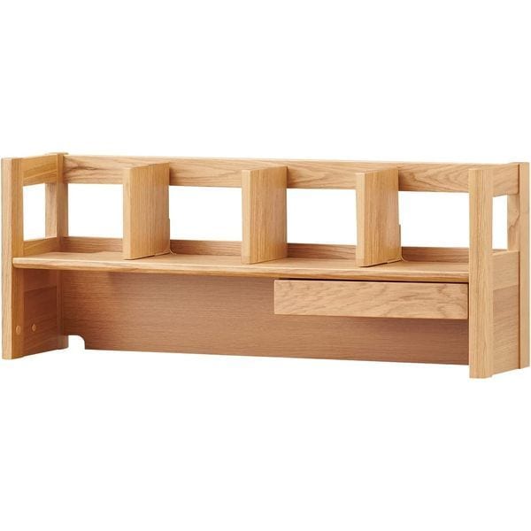 BEENO(ビーノ) 90cm幅デスクシェルフ BDA-062NS ナチュラルブラウン 21,420円