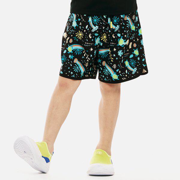 [] キッズ 4部 サブマリン ウォーター ショーツ ブラック (B6SKWBS301BLK)