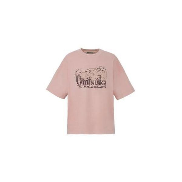 オニツカタイガー半袖Tシャツ 2183B608 700 LIGHT PINK DOM