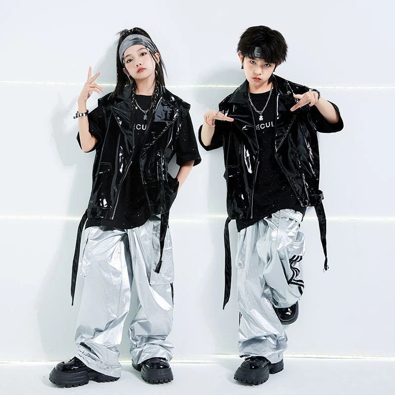 子供の街のダンスのhiphopの男の子の格好がいいです