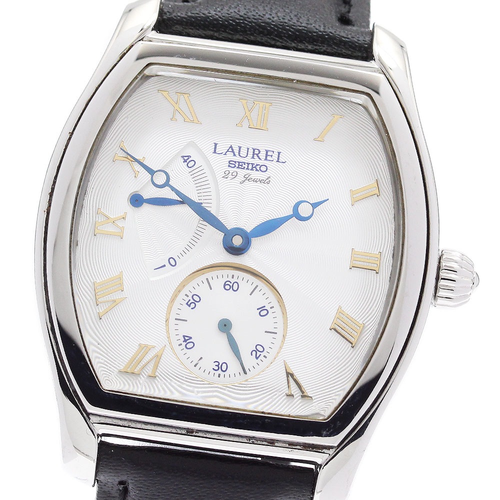 セイコー SEIKO LJAR601/4S29-5000 ローレル パワーリザーブ スモールセコンド 手巻き メンズ _780517【中古】