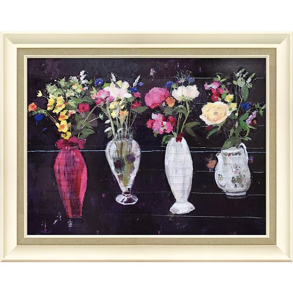 ユーパワー シャーロット/ハーディ Gel加工 アートフレーム 「ビアトリスフラワー」